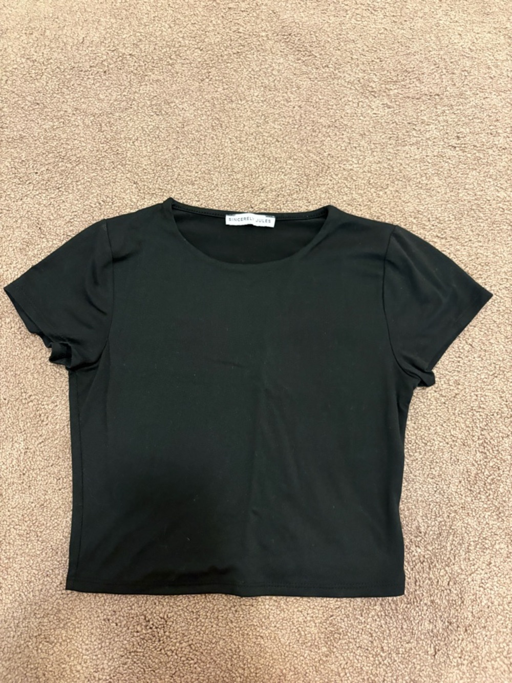 3 for $25 Sincerely Jules black crop top size small